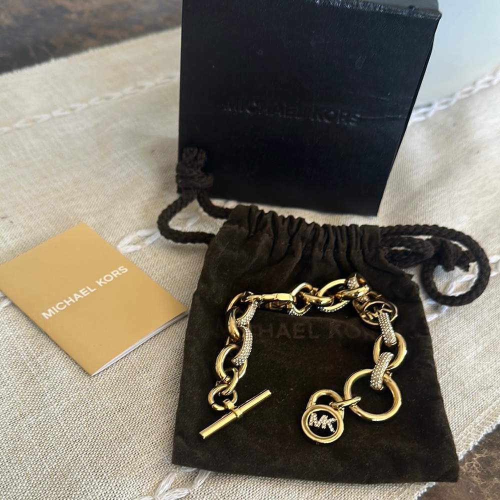 Michael Kors Gold Chain Bracelet